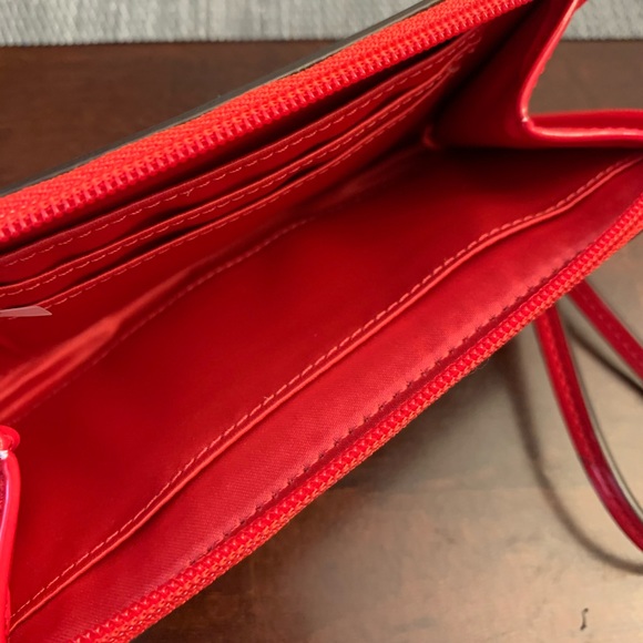 Coach Red Wallet - Picture 3 of 8